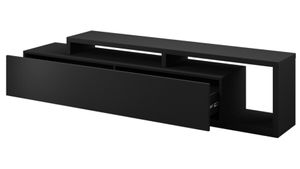 Mesa de TV Moderna Sibarys color Negro 1 cajón TU MESITA