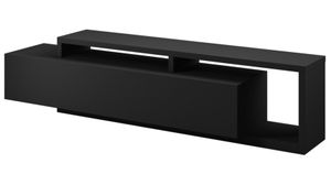 Mesa de TV Moderna Sibarys color Negro 1 cajón TU MESITA