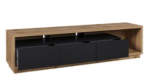 Mesa de TV Moderna Celine color Negro/Duna TU MESITA
