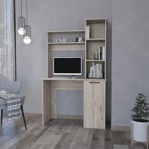 Mueble con Estante Vitorio color Ceniza 1 puerta TU MESITA