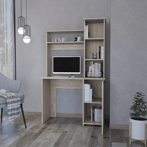 Mueble con Estante Vitorio color Ceniza 1 puerta TU MESITA