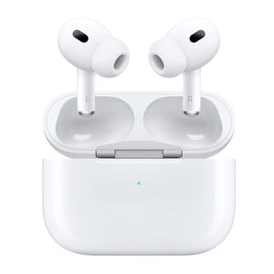 Audífonos bluetooth True Wireless Apple Airpods Pro 2da gen. con estuche de carga tipo C MagSafe, resistente al agua IPX4, duración máx. 6 horas