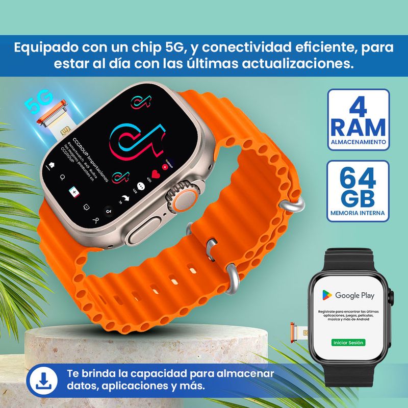 Reloj smart con chip sale