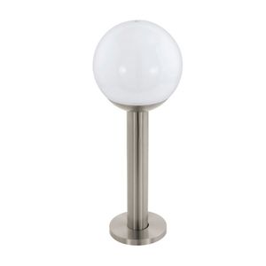 Estaca Eglo Nisia Acero inoxidable E27 IP44 9w Plata