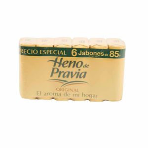 Jabón de Tocador HENO DE PRAVIA Original 85g Paquete 6un