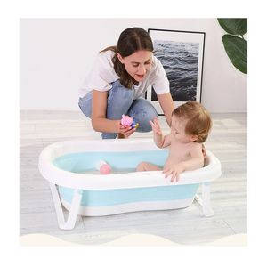 Tina Bañera Plegable Para Bebé Celeste