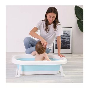 Tina Bañera Plegable Para Bebé Celeste