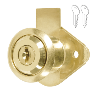Chapa Cerradura para Mueble Modelo 21 latón Hermex 23505