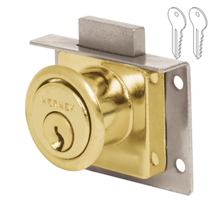 Chapa Cerradura para Mueble Modelo 24 Laton Hermex 43565