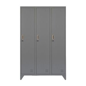 Locker metálico Mk3-01 03 Puertas Portacandado Maletek