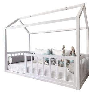 Cama Mi Madera Perfecta Ms Indigo 1 Plazas Blanco