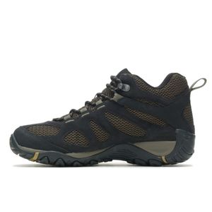 Zapatillas Outdoor Merrell Para Hombre Negro Cuero