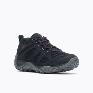 Zapatillas Outdoor Merrell Para Mujer Negro Cuero