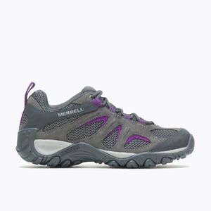 Zapatillas Outdoor Merrell Para Mujer Gris Cuero 1