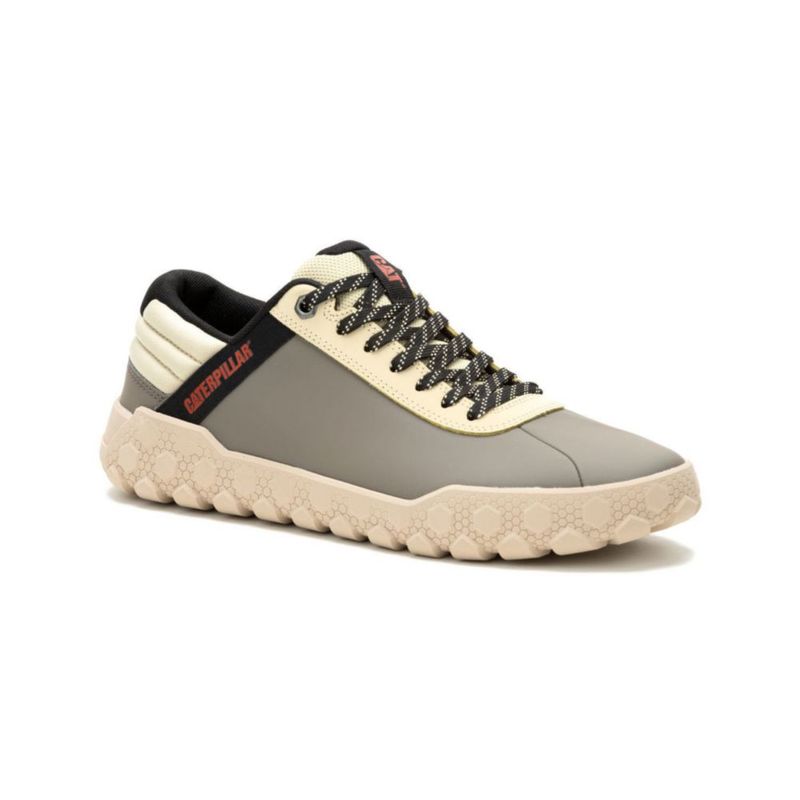 Zapatillas Urbanas Cat Para Hombre Gris Cuero Talla 41 Real Plaza