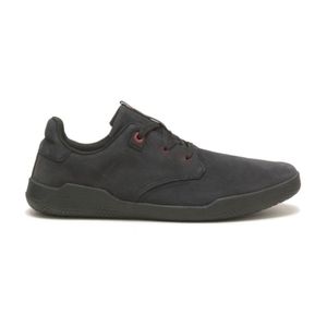 Zapatillas Urbanas Cat Para Hombre Cuero Negro