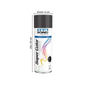 Pintura spray alta Negro Mate 350ml