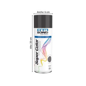 Pintura spray alta Negro Brillante 350ml