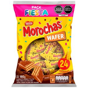 Wafer MOROCHAS Fiesta Bolsa 24un