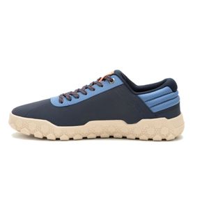 Zapatillas Urbanas Cat Hombre Navy Cuero