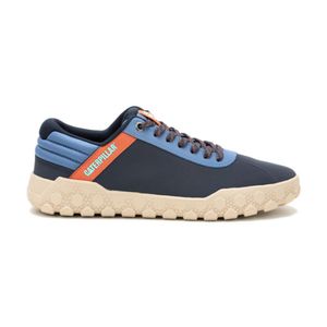 Zapatillas Urbanas Cat Hombre Navy Cuero