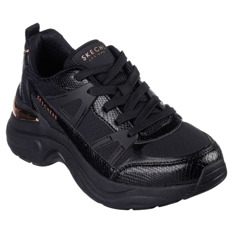 Zapatillas Urbanas Skechers Para Mujer 177576 Negro Talla 37