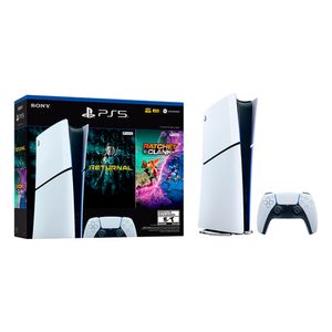 Consola PlayStation 5 HW Slim Digital Bundle incluye 2 cupones de juegos Returnal + Ratchet and Clank