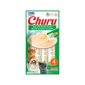 Churu Snack Húmedo Para Gatos Atún Con Pollo X 4Un