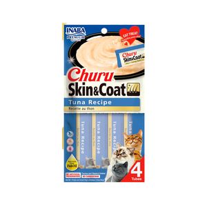 Churu Skin & Coat Snack Húmedo Para Gatos Atun X 4Un