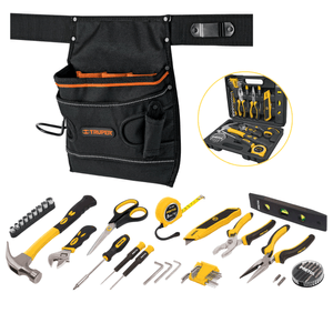 Combo Set de 42 Herramientas Pretul + Cinturón Portaherramientas Truper 22101-15312
