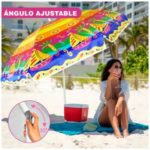 Sombrilla de Playa Grande para Sol 175cm Barco Y83