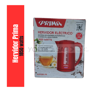 Hervidor Eléctrico Prima 1,7 Rojo - KEP0301