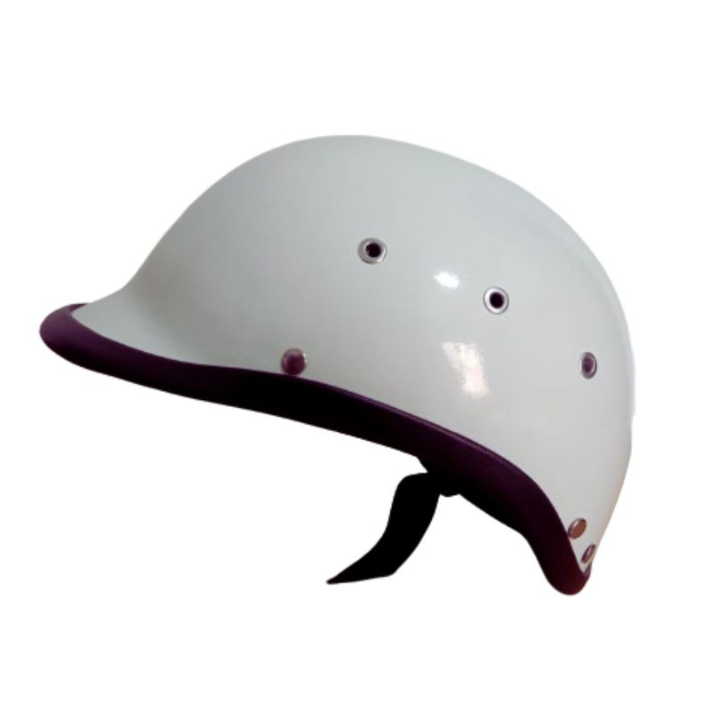 Casco de Moto Tipo Policia Chavito para en Blanco Real Plaza