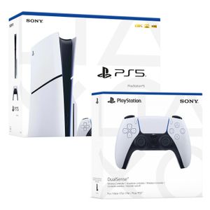 Consola Ps5 Slim Con Lector De Discos + Mando Dualsense Blanco