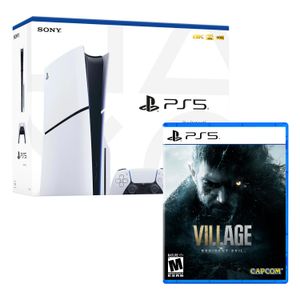 Consola Ps5 Slim Con Lector De Discos + Resident Evil Village