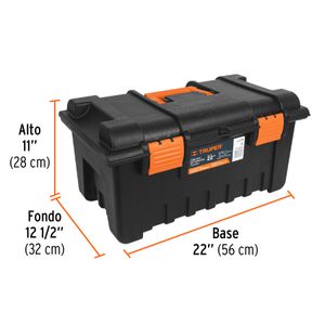 Caja para Herramienta de 22" Sin Compartimentos Truper 19780