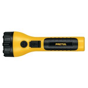 Linterna Plástica Recargable de Led, 120 Lúmenes Pretul 26101