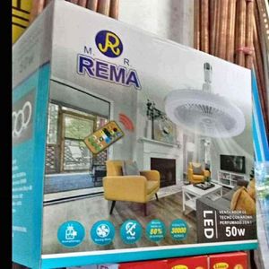 Foco Led Ventilador Techo 50 W - Control Remoto y Fragancia