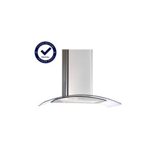 Campana Empotrable Electrica Decorativa de 90 cm con Vidrio Curvo Electrolux EJWB362TDIS