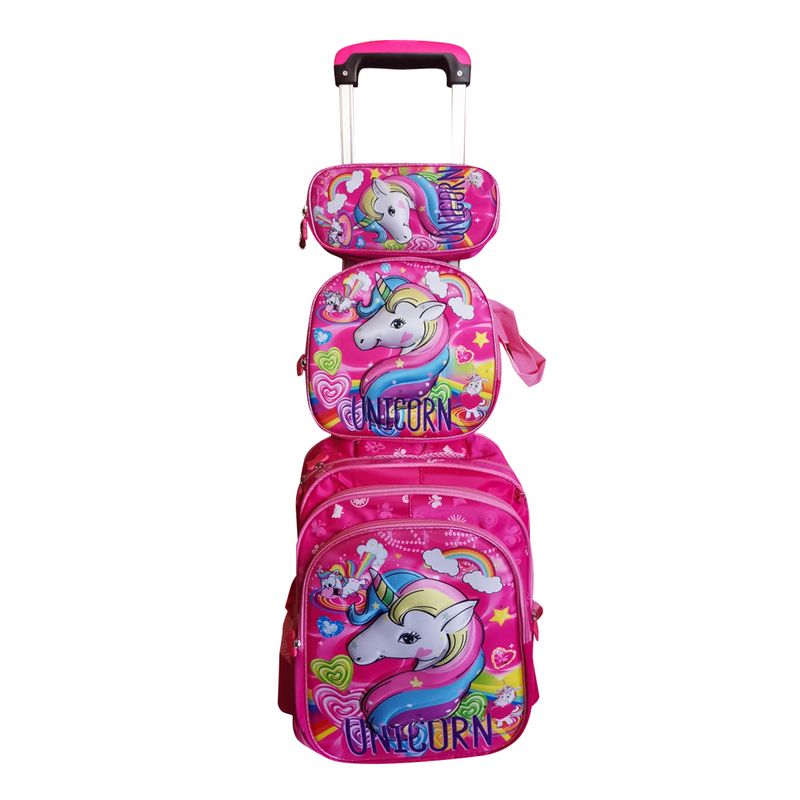 Mochila con ruedas unicornio deals
