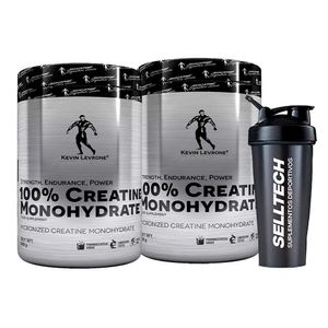 Creatina Monohidratada Kevin Levrone 500gr x 2 + Shaker
