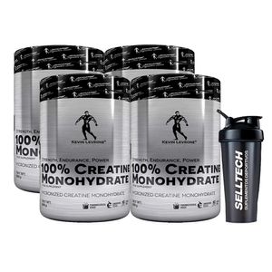 Creatina Monohidratada Kevin Levrone 500gr x 4 + Shaker