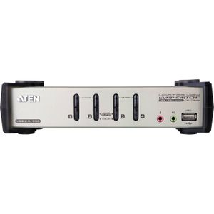 Switch Kvmp Aten Cs1734B de 4 Puertos Usb 2.0 con Osd