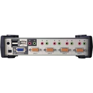 Switch Kvmp Aten Cs1734B de 4 Puertos Usb 2.0 con Osd