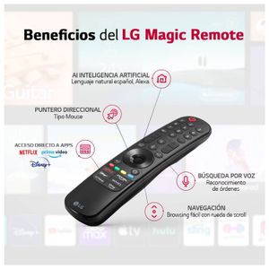Televisor LG 75" NanoCell Smart TV Ultra HD 4K con ThinQ AI 75NANO77SRA