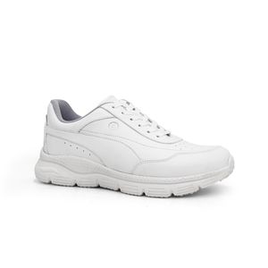Zapatillas Escolares de Cuero para Niños Par&ss JA24-CG821 Blanco