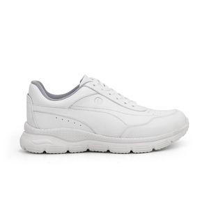Zapatillas Escolares de Cuero para Niños Par&ss JA24-CG821 Blanco