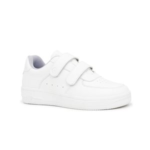 Zapatillas Escolares de Cuero para Niños Par&ss JA24-CG837 Blanco