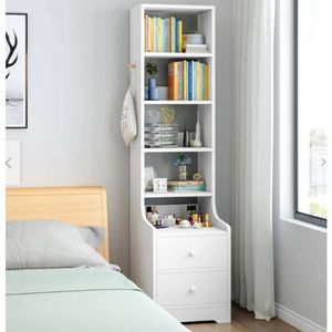Velador con Estante Bambi Nacion Muebles