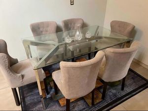 Mesa de Comedor Casa Concepto Ruben de Acero Inoxidable